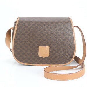 Celine Macadam Triomphe leather Shoulder Bag tote